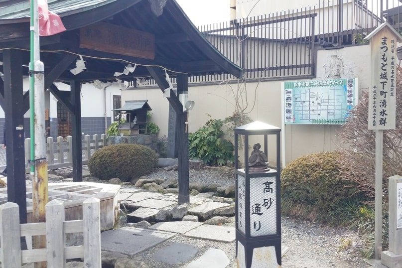 Genchi Well area on matsumoto street. Backpacking japan travel blog
